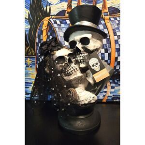 NWT - Midnight Fright Halloween Bride & Groom Bust